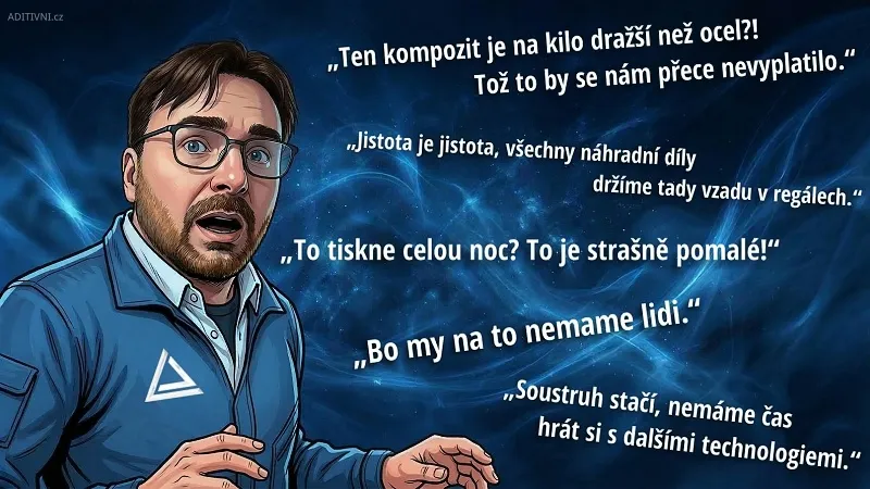 Silné argumenty proti 3D tisku ve výrobě? Praxe je vyvrací
