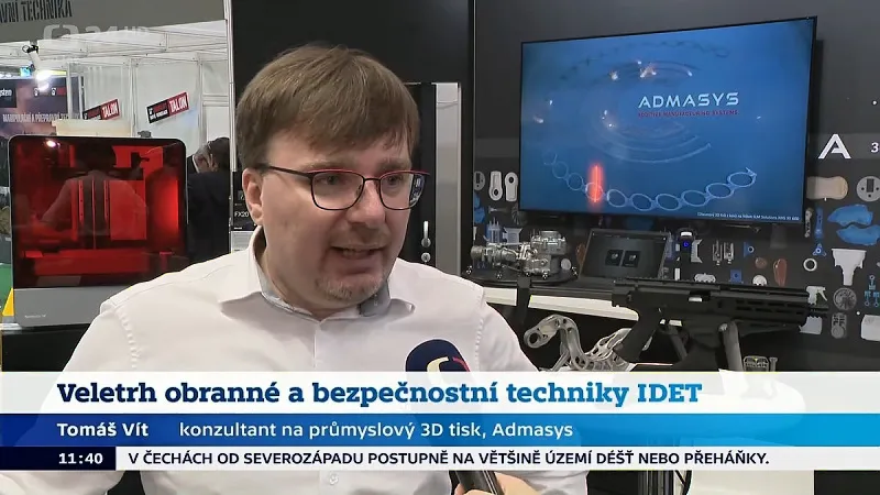 Z rozhovoru pro ČT24 na veletrhu IDET (reportáž)
